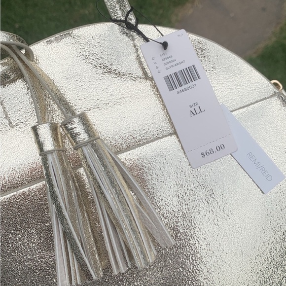 Metallic Anthropologie Circle Purse - Picture 4 of 4